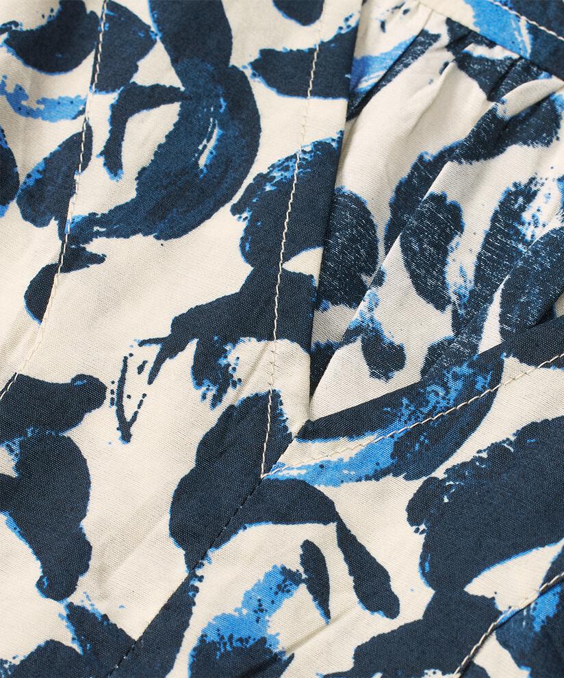 blouse à motif en viscose, Ultramarine