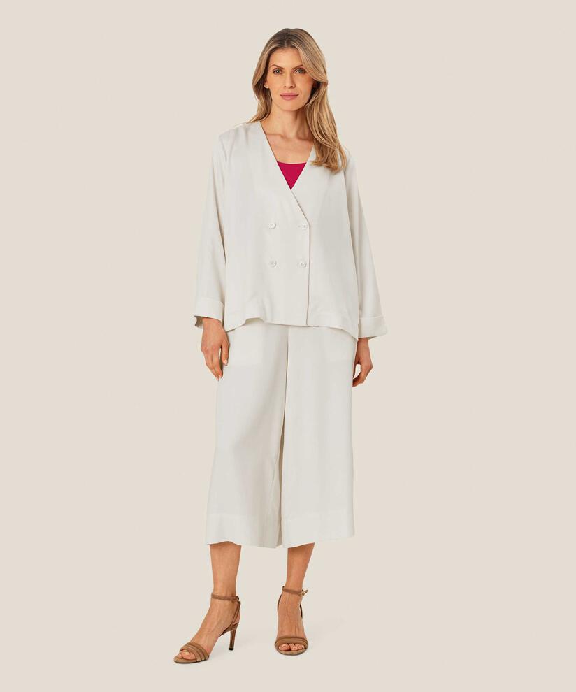 veste avec fermeture à double boutonnage et col en V, Jet Stream