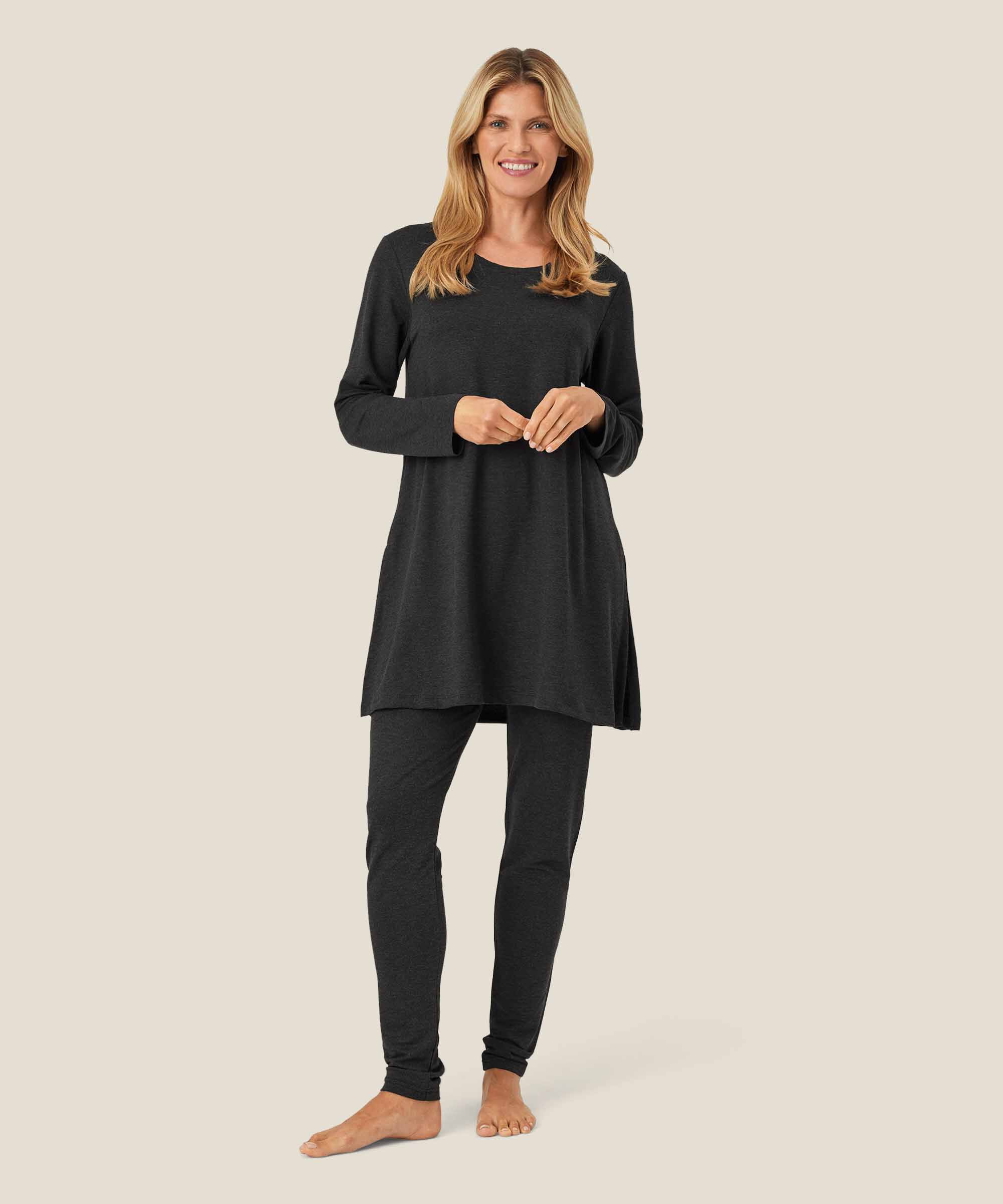 legging en qualité jersey extra doux, D. Grey mel.