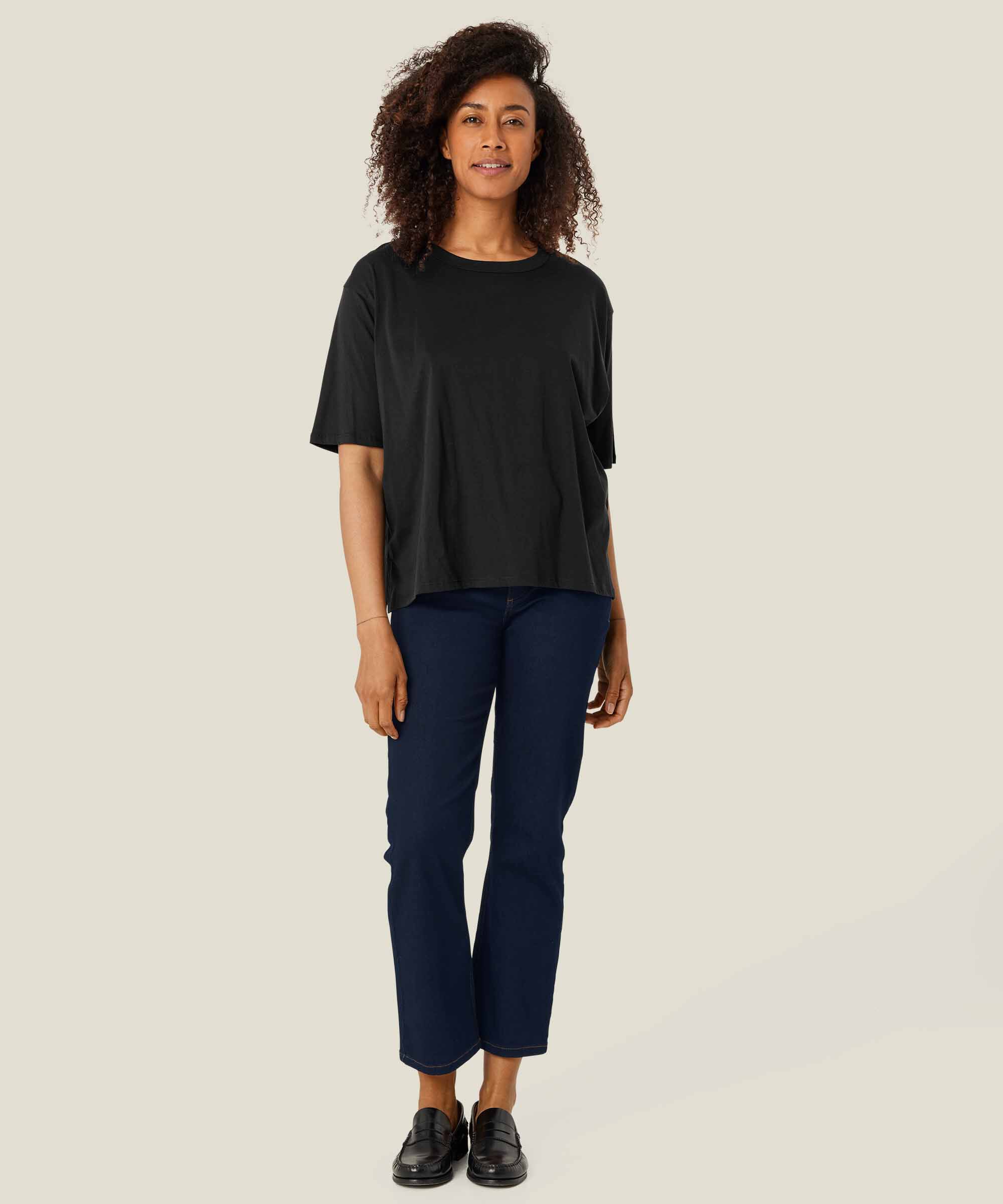 T-shirt À Col Rond, Black
