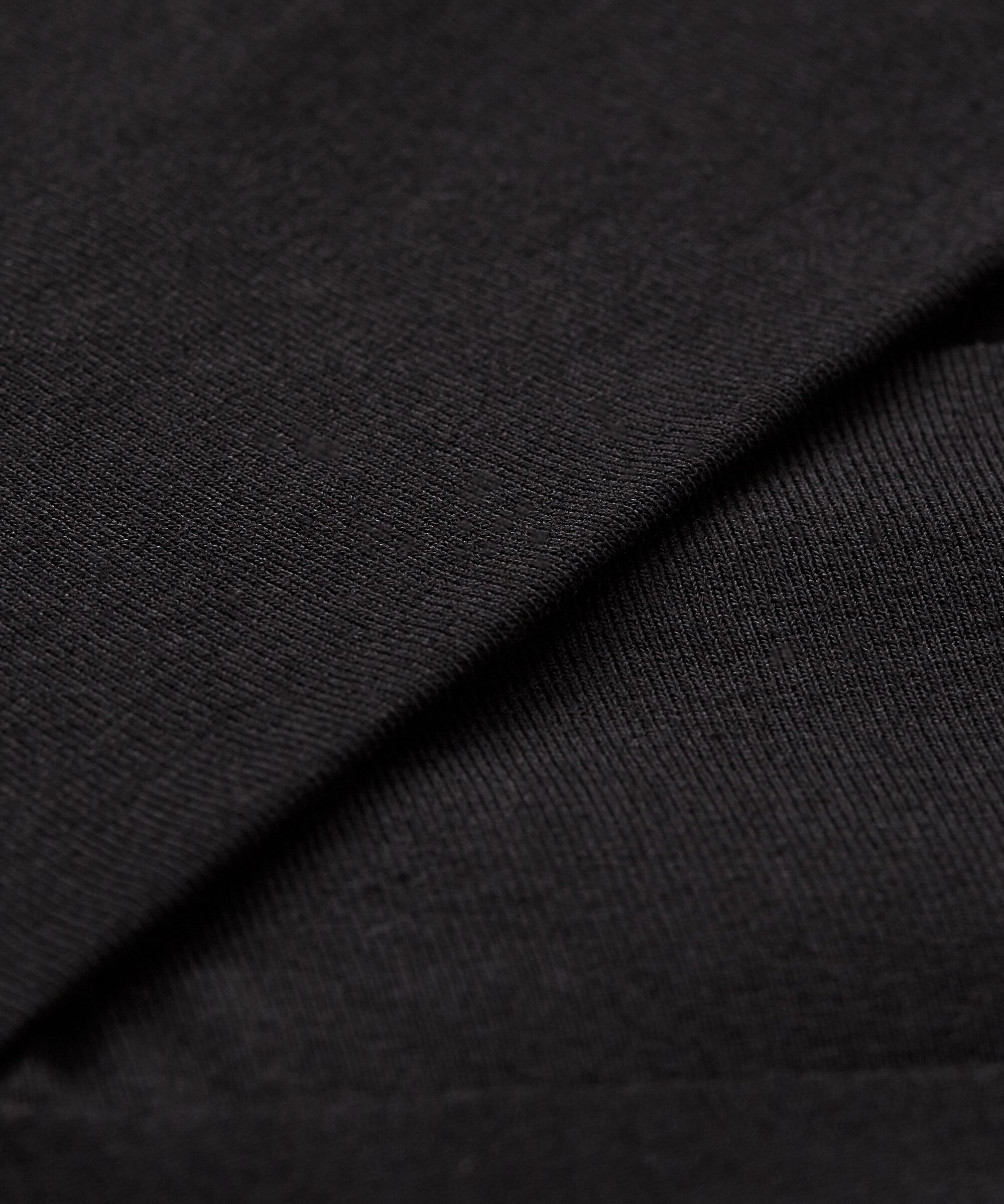 Tunique En Jersey À Manches 3/4, Black