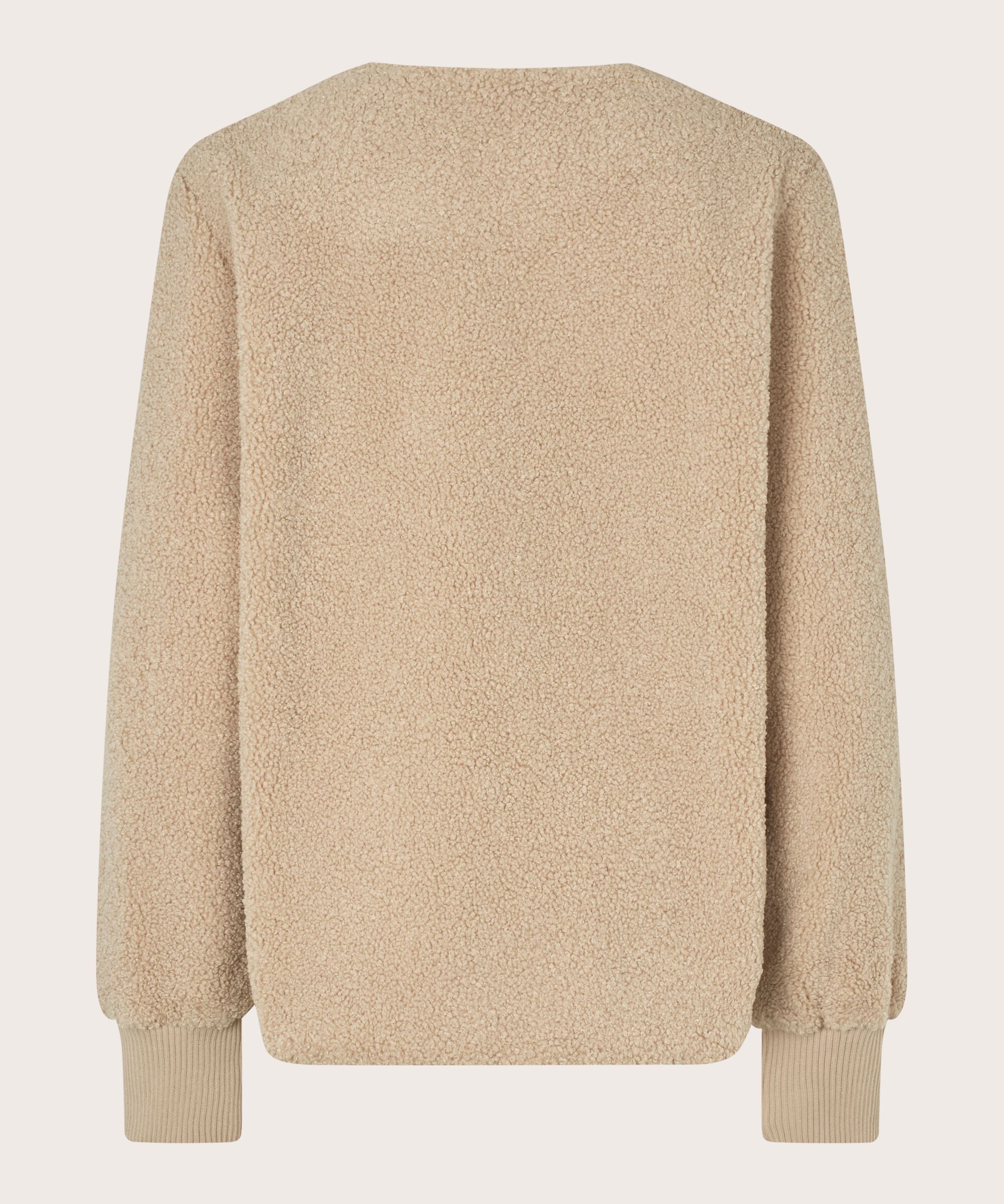 Veste Courte En Polaire Teddy, Fog
