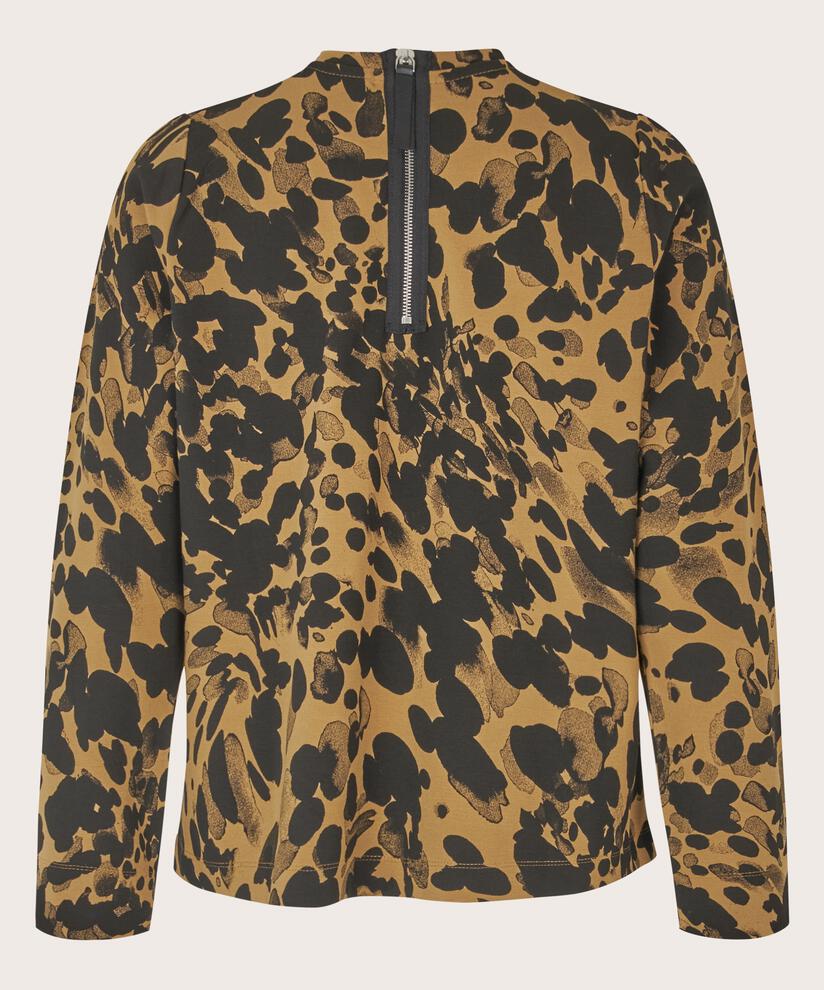 Top imprimé avec fermeture éclair, Dijon