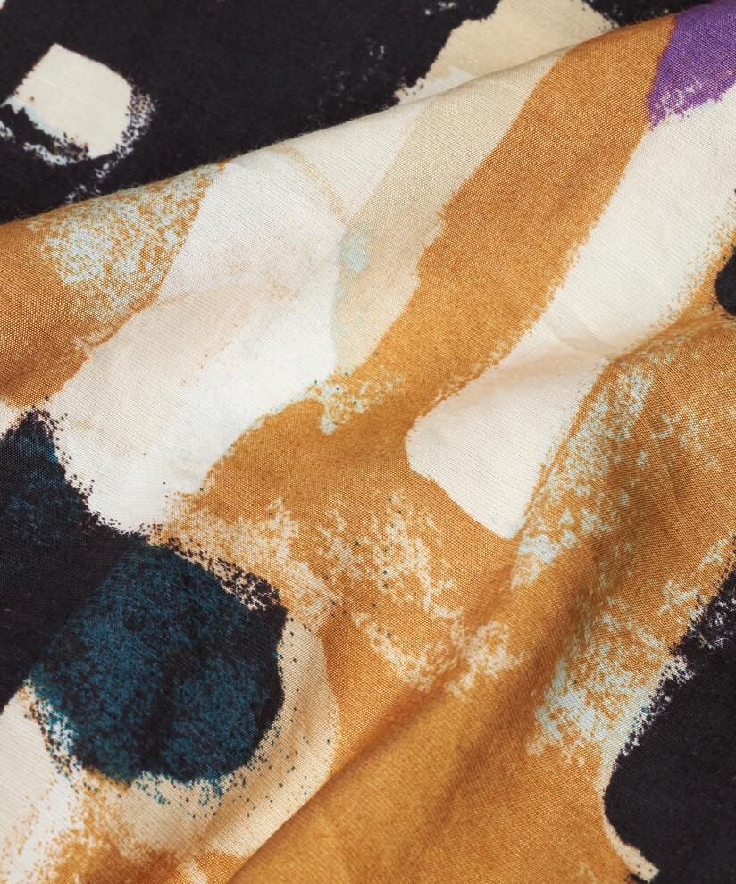 robe en viscose imprimée avec fente haute sur le côté, Dijon