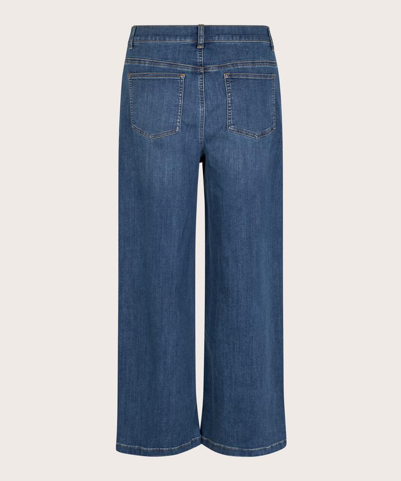 jeans avec stretch et largeur dans les jambes, Basic Denim
