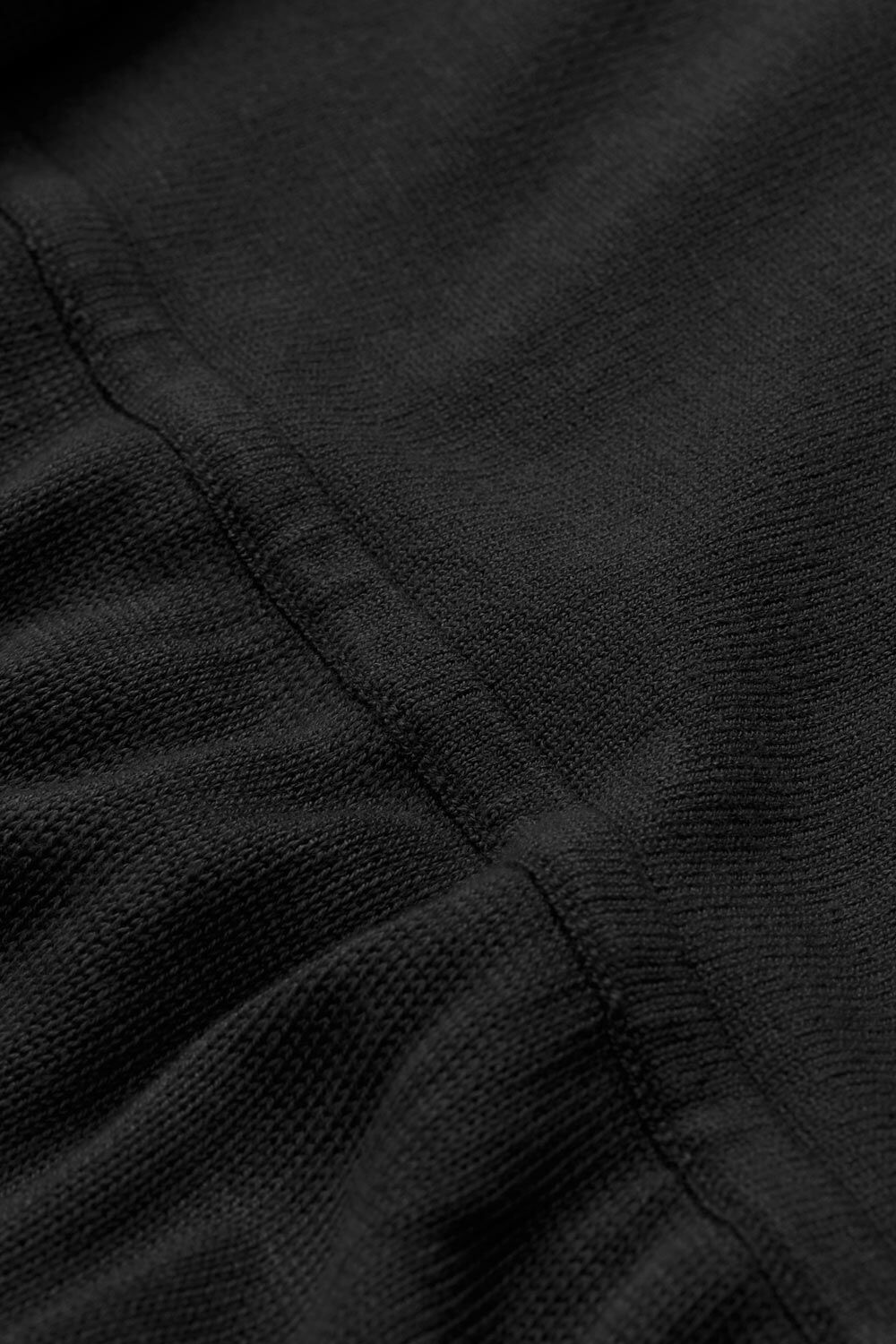 top en maille fine &agrave; col rond, Black