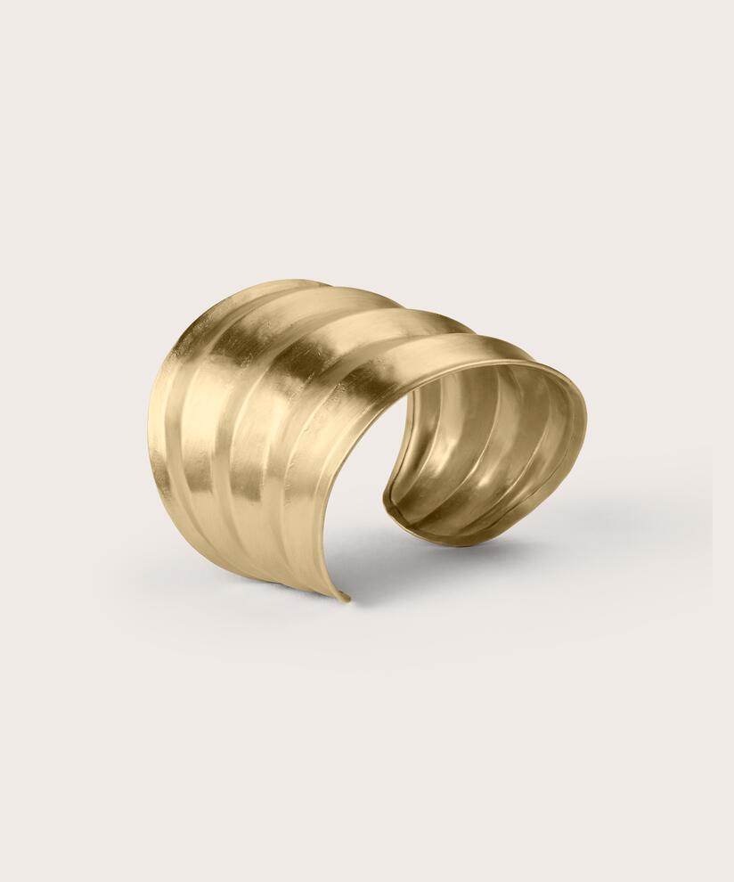 bracelet asymétrique plaqué or, Gold