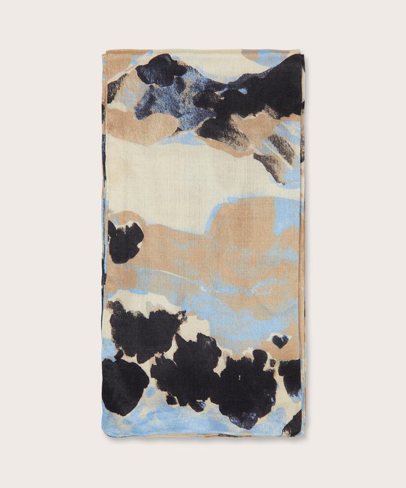 Foulard en viscose, Steel Grey