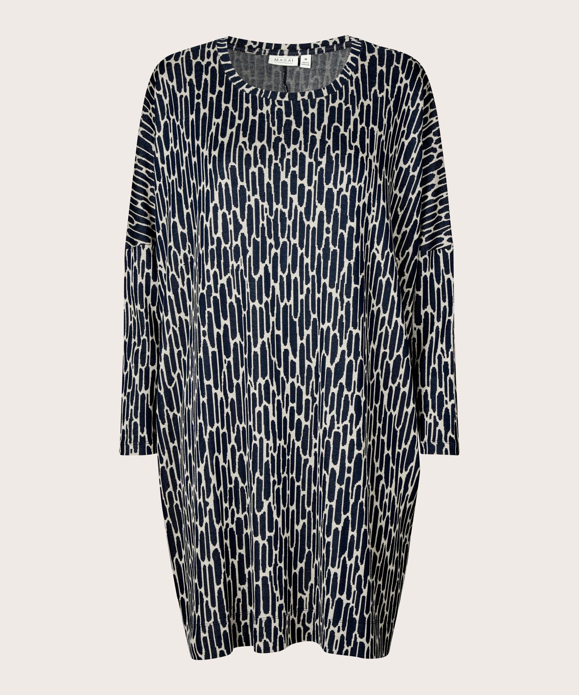 tunique en jersey à manches longues, Maritime Blue