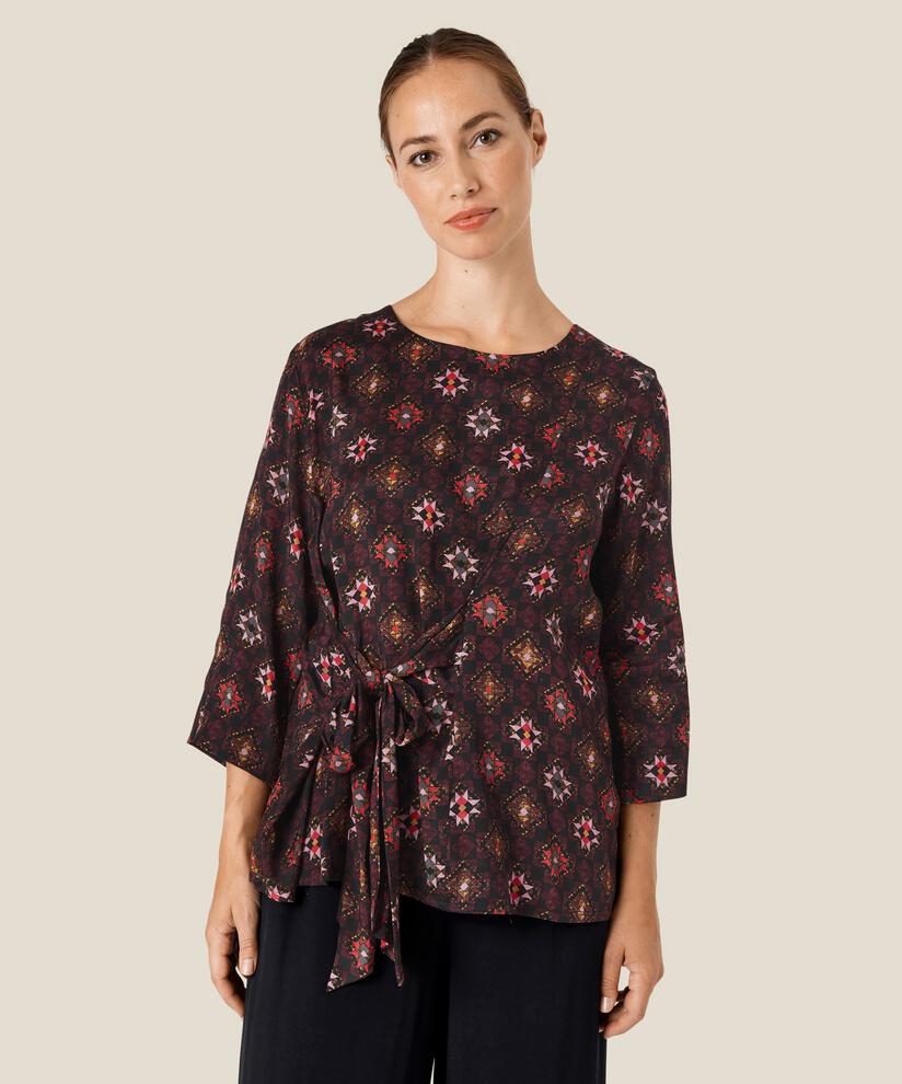 Bee Blouse, Tango Red