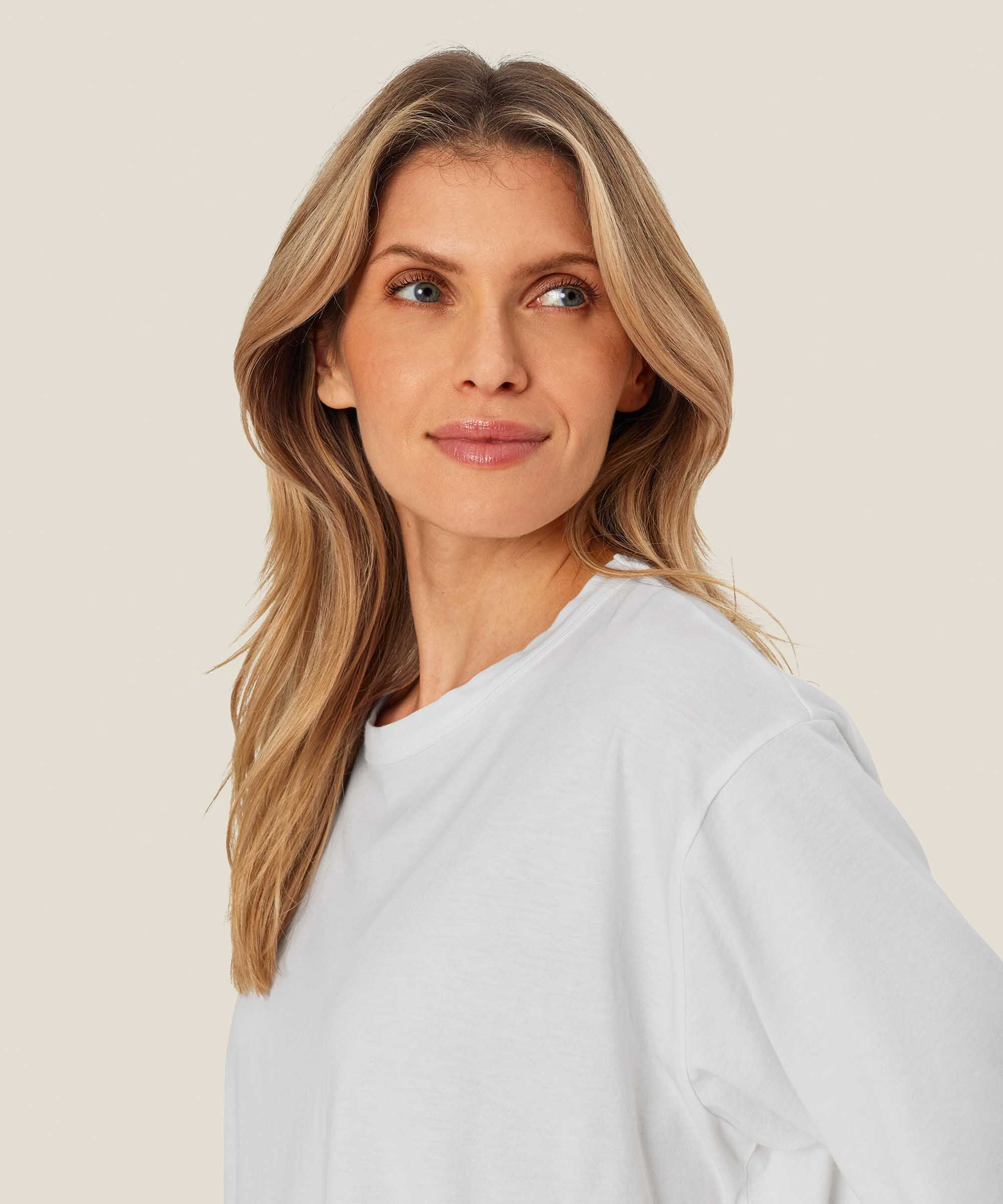 T-shirt À Col Rond, White