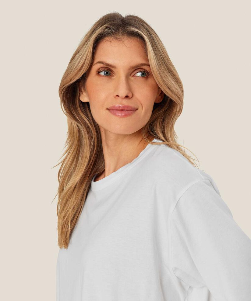 T-shirt À Col Rond, White