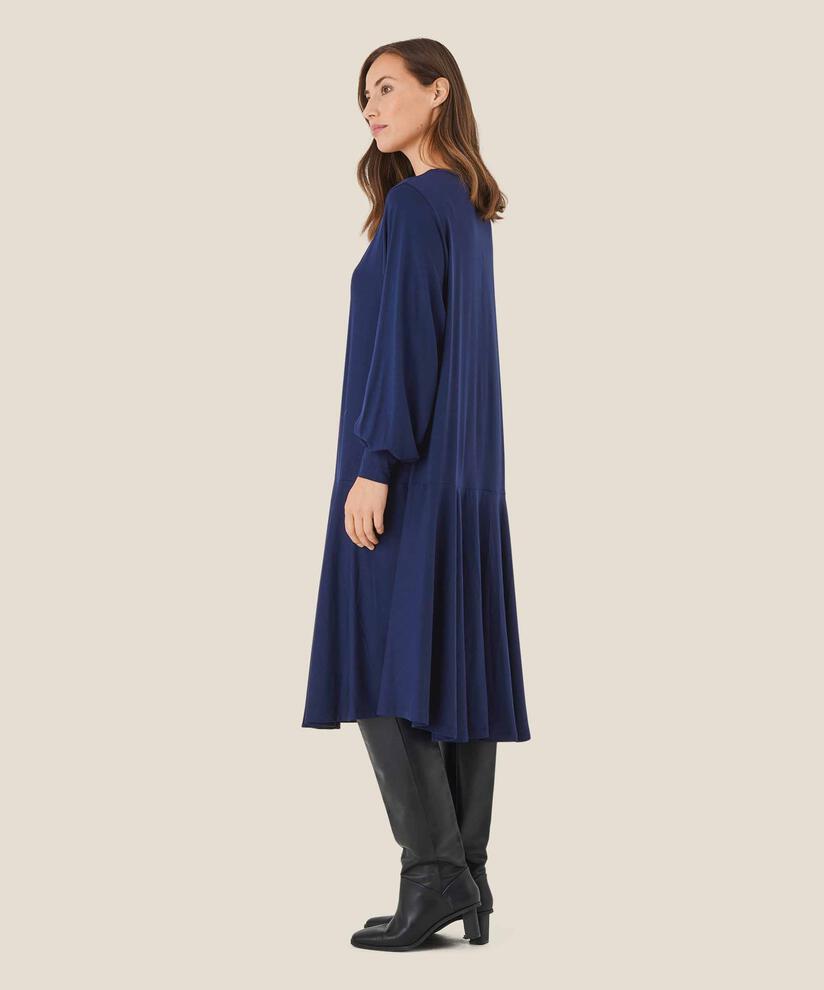 robe en jersey avec largeur, Maritime Blue