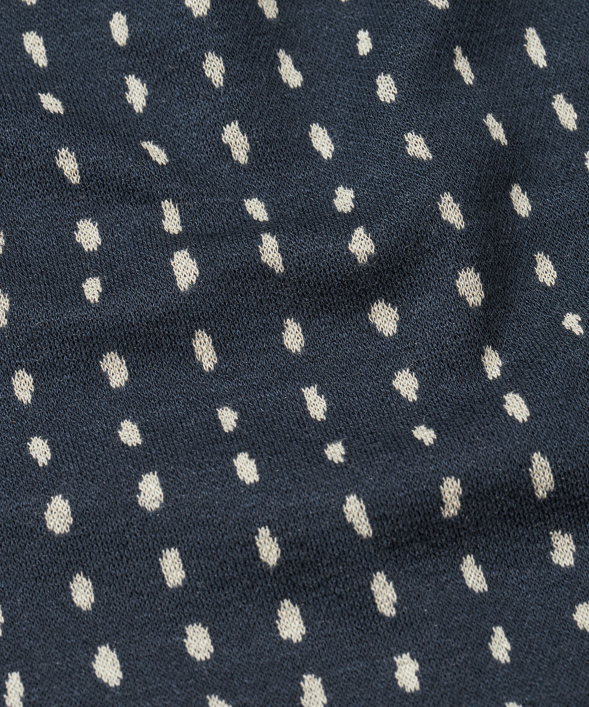 pantalon en jersey à pois avec taille élastique, Mood Indigo