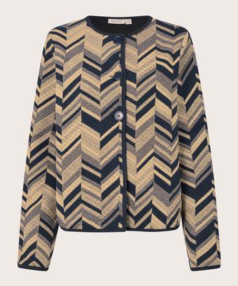 Veste Matelassée Douce En Jersey De Coton, Travertine