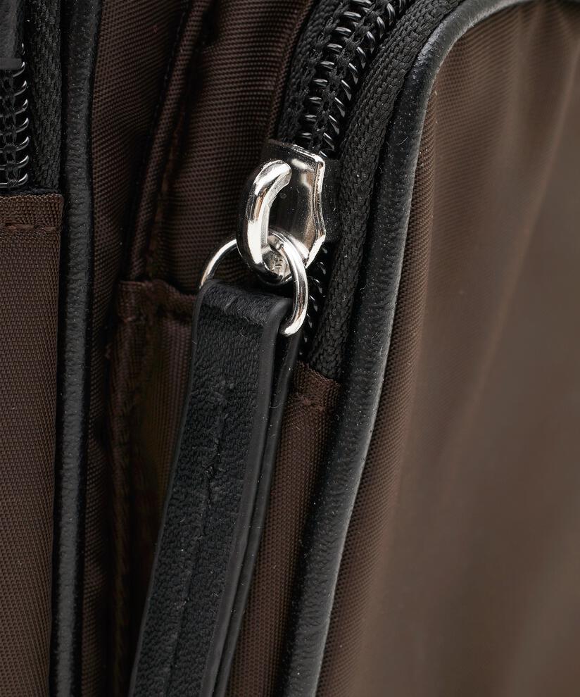sac en nylon avec fermeture éclair, Coffee Bean