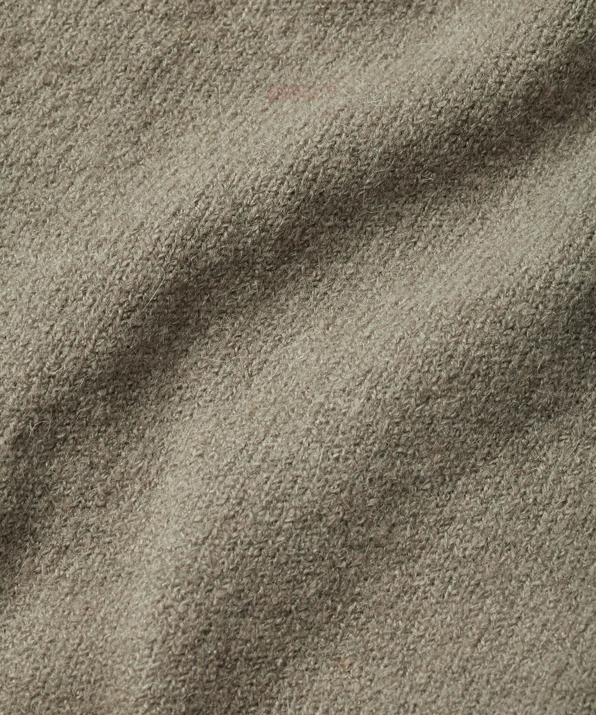 pull en maille avec col et boutons, Vetiver