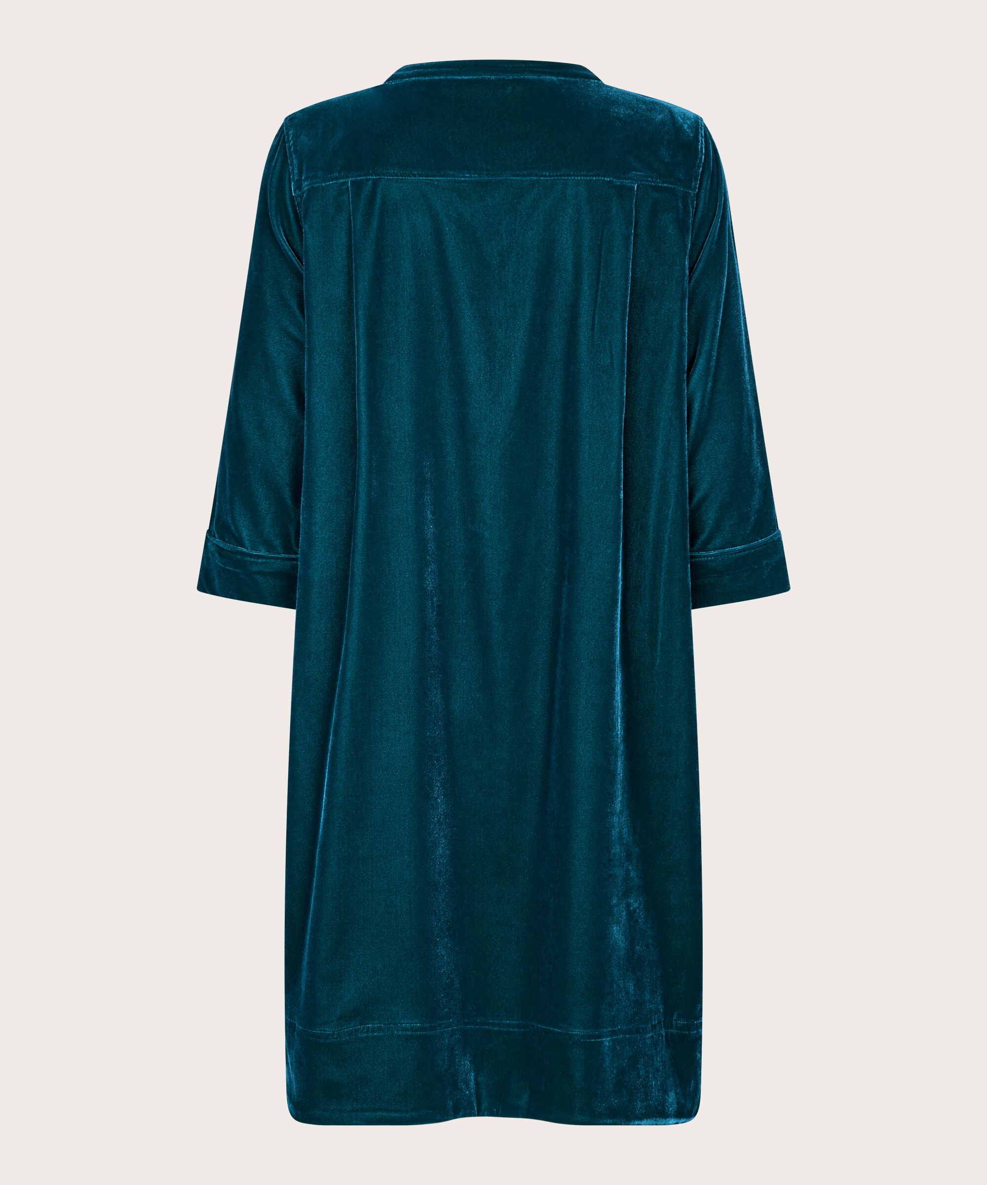 Robe En Velours À Col En V, Reflect Pond