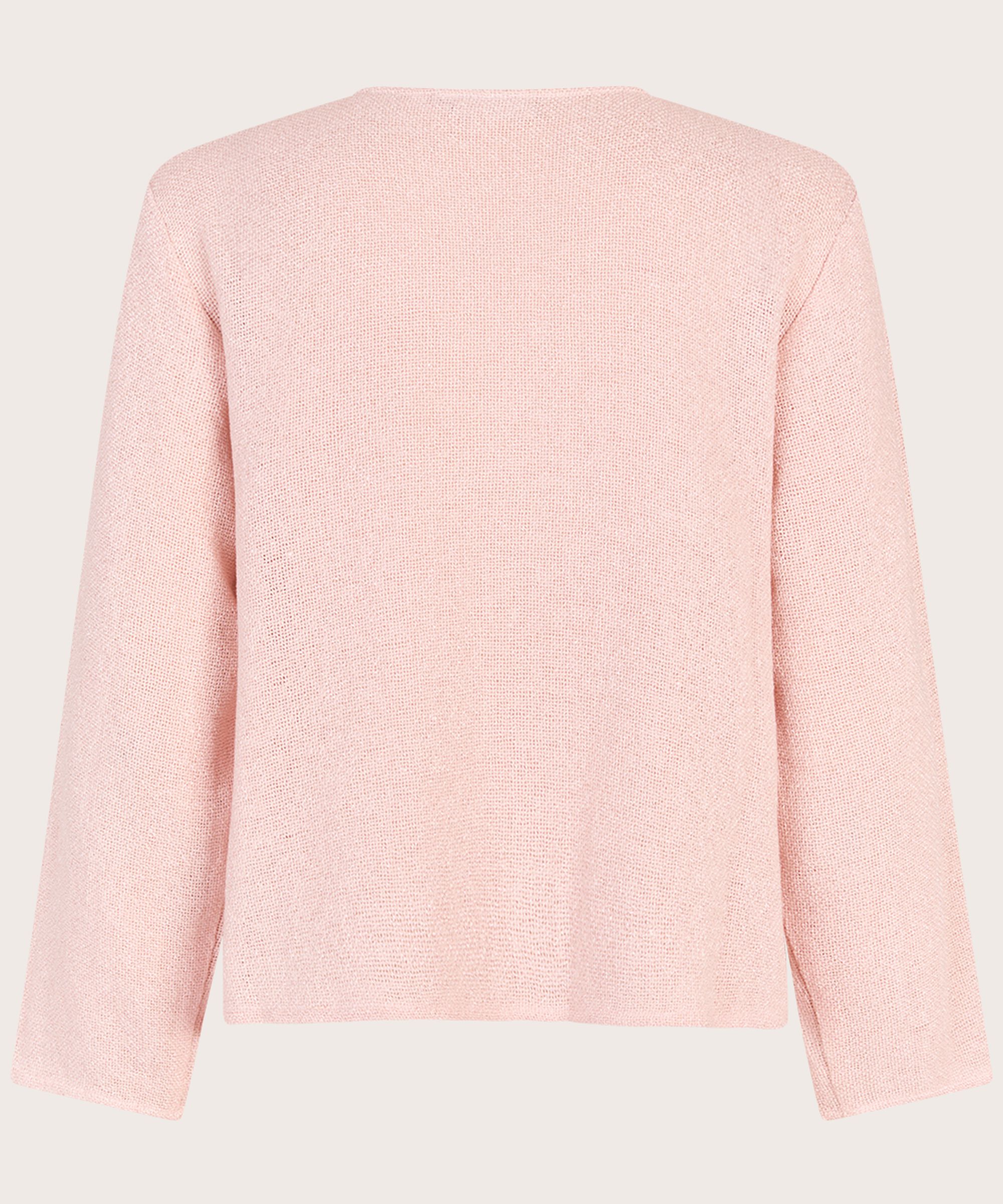 Veste Courte En Bouclé, Mauve Chalk