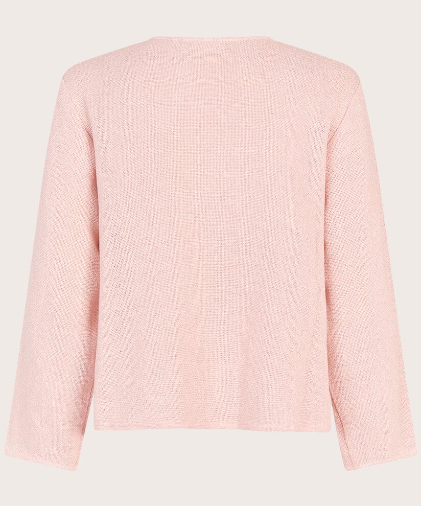 Veste Courte En Bouclé, Mauve Chalk