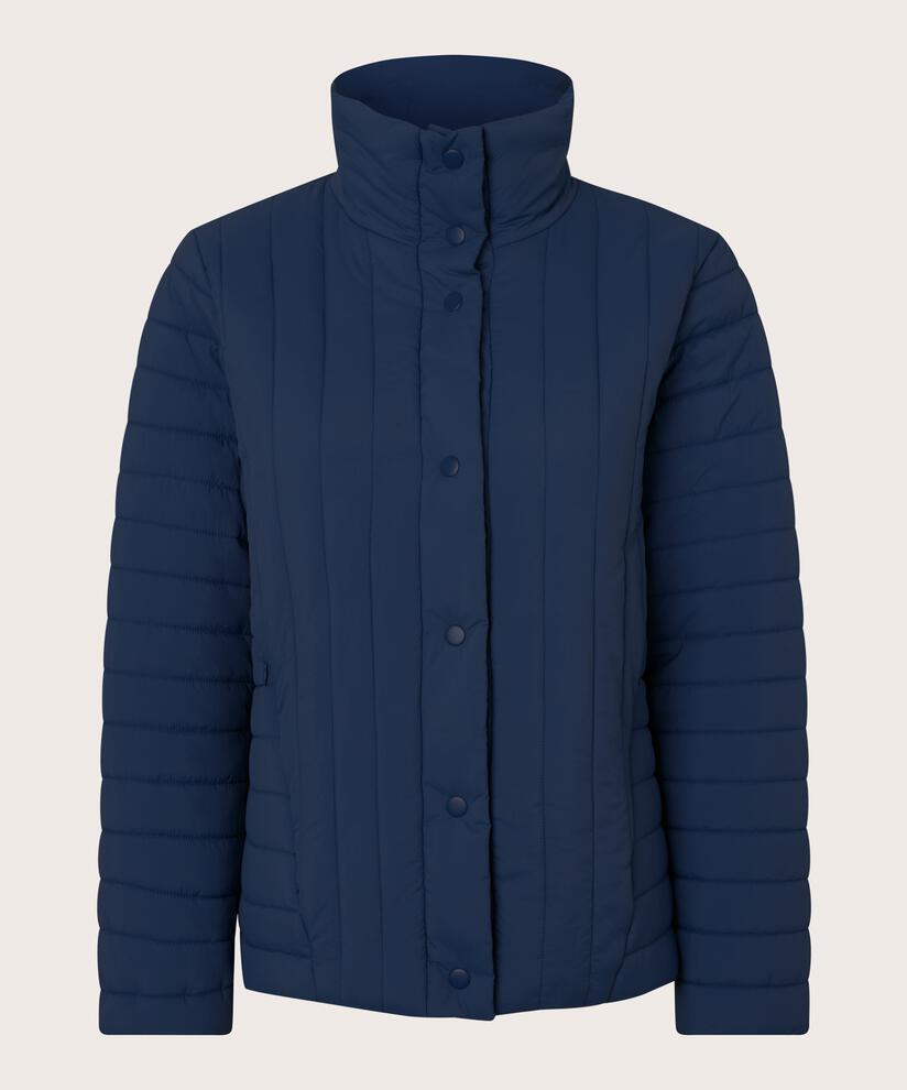 veste à col montant et poches fendues, Navy Blazer