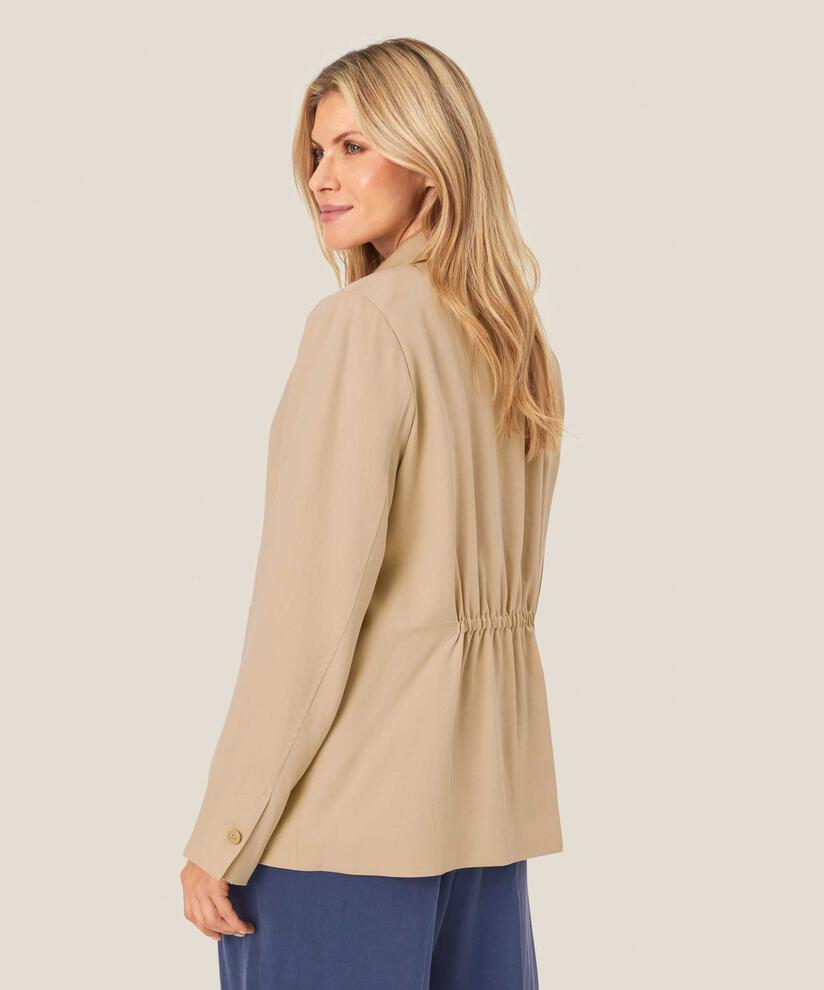 blazer avec élastique au dos, Safari