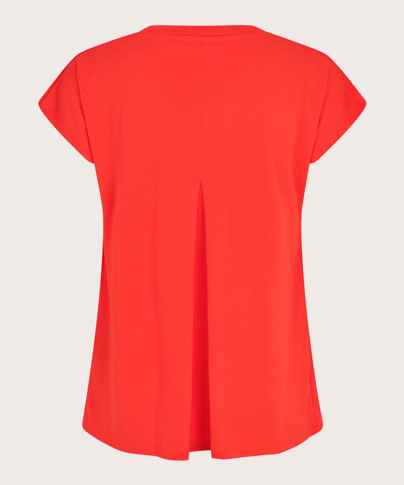 T-shirt En Jersey Col V, Poinciana