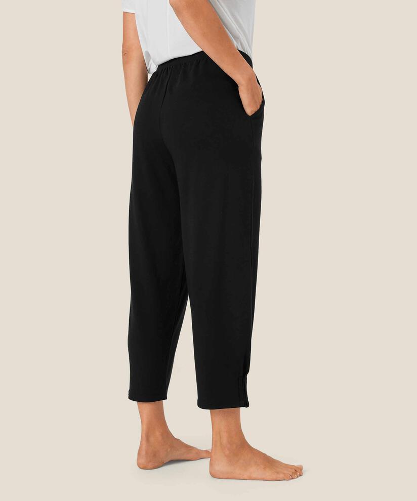 pantalon de jogging en jersey doux, Black