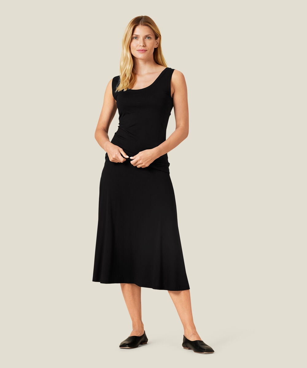 jupe classique en jersey stretch, Black