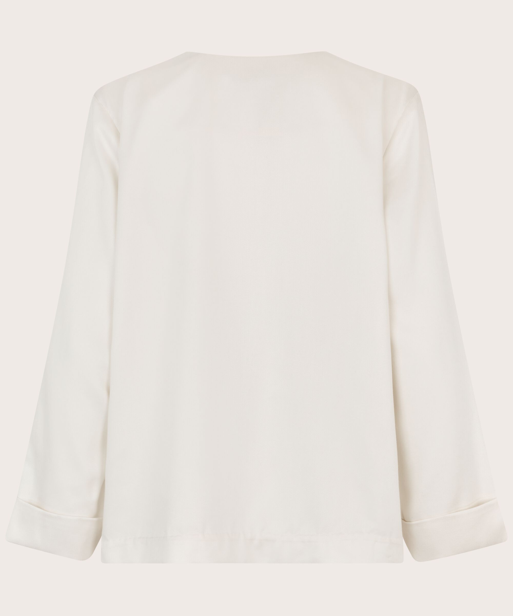 veste avec fermeture à double boutonnage et col en V, Jet Stream