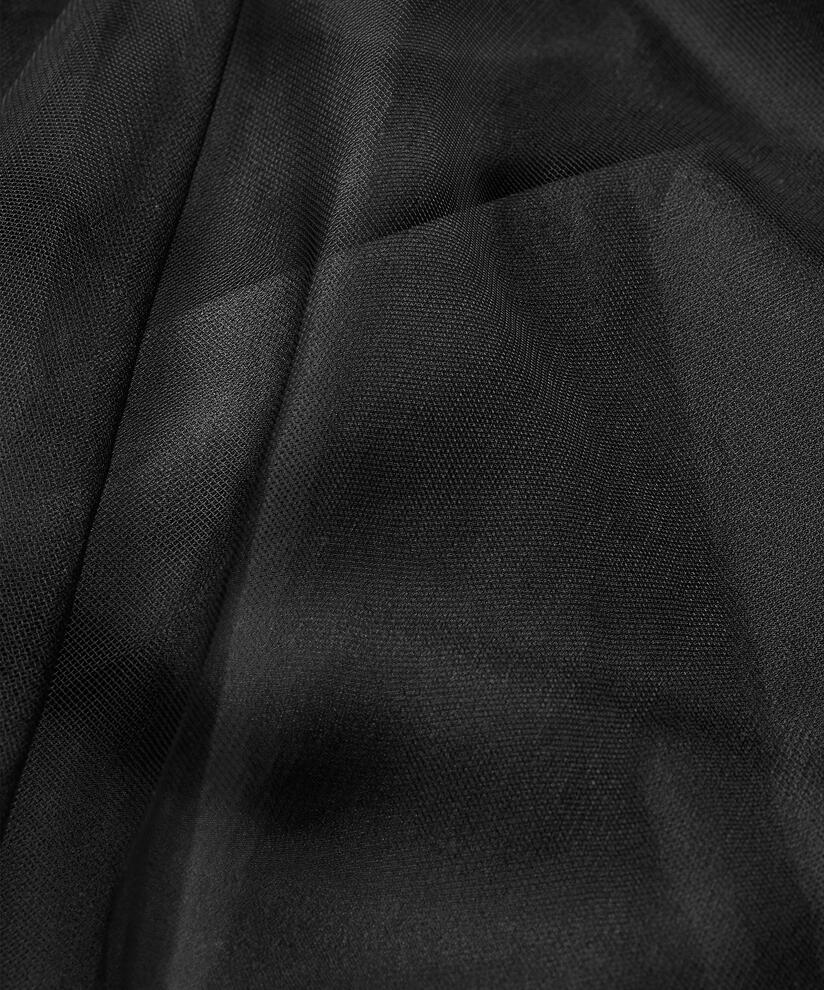 jupe en tulle doux avec taille élastique, Black