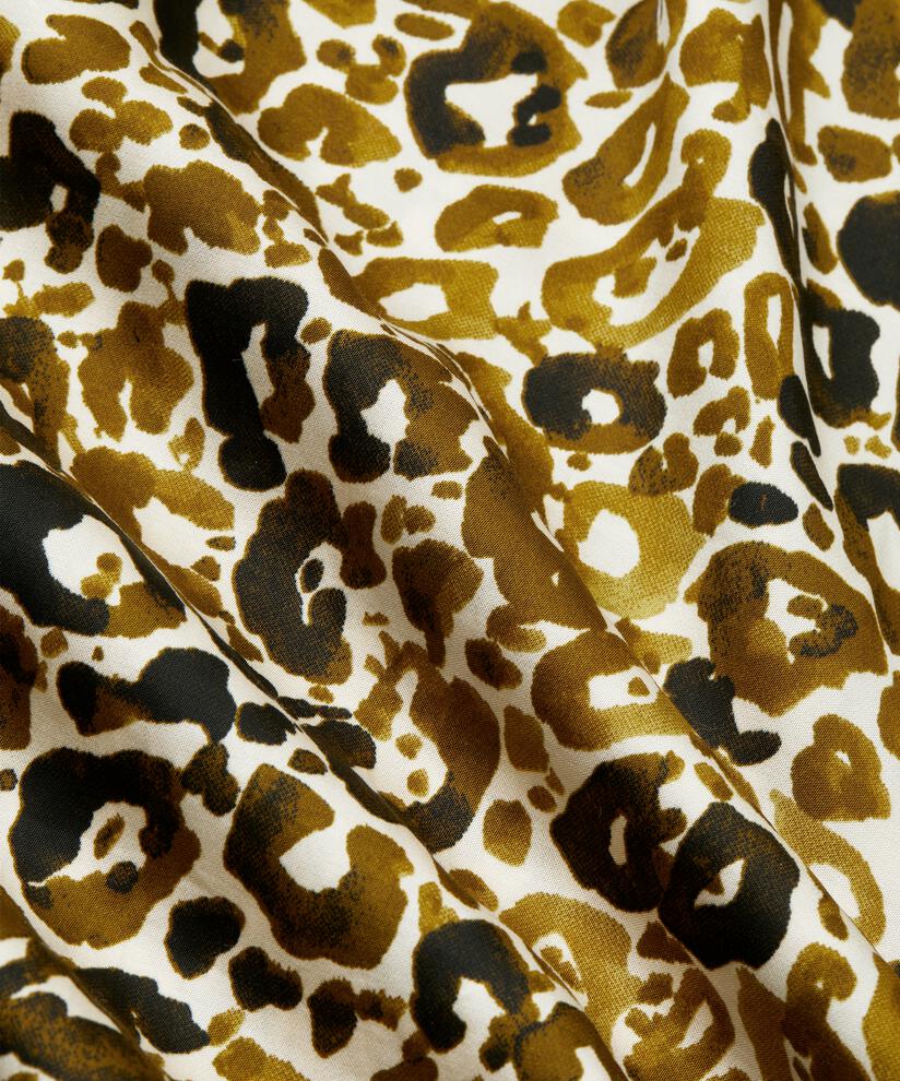 ROBE EN VISCOSE MANCHES TROIS-QUARTS, Plantation