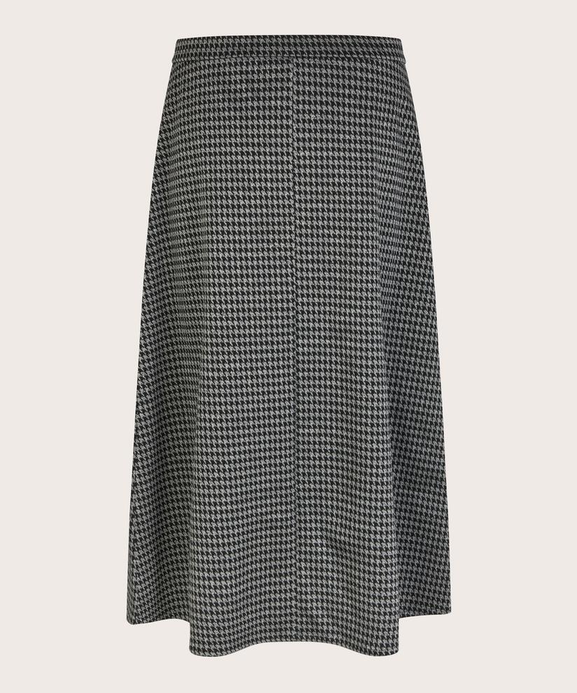 jupe en jersey épais avec taille élastiquée, Black