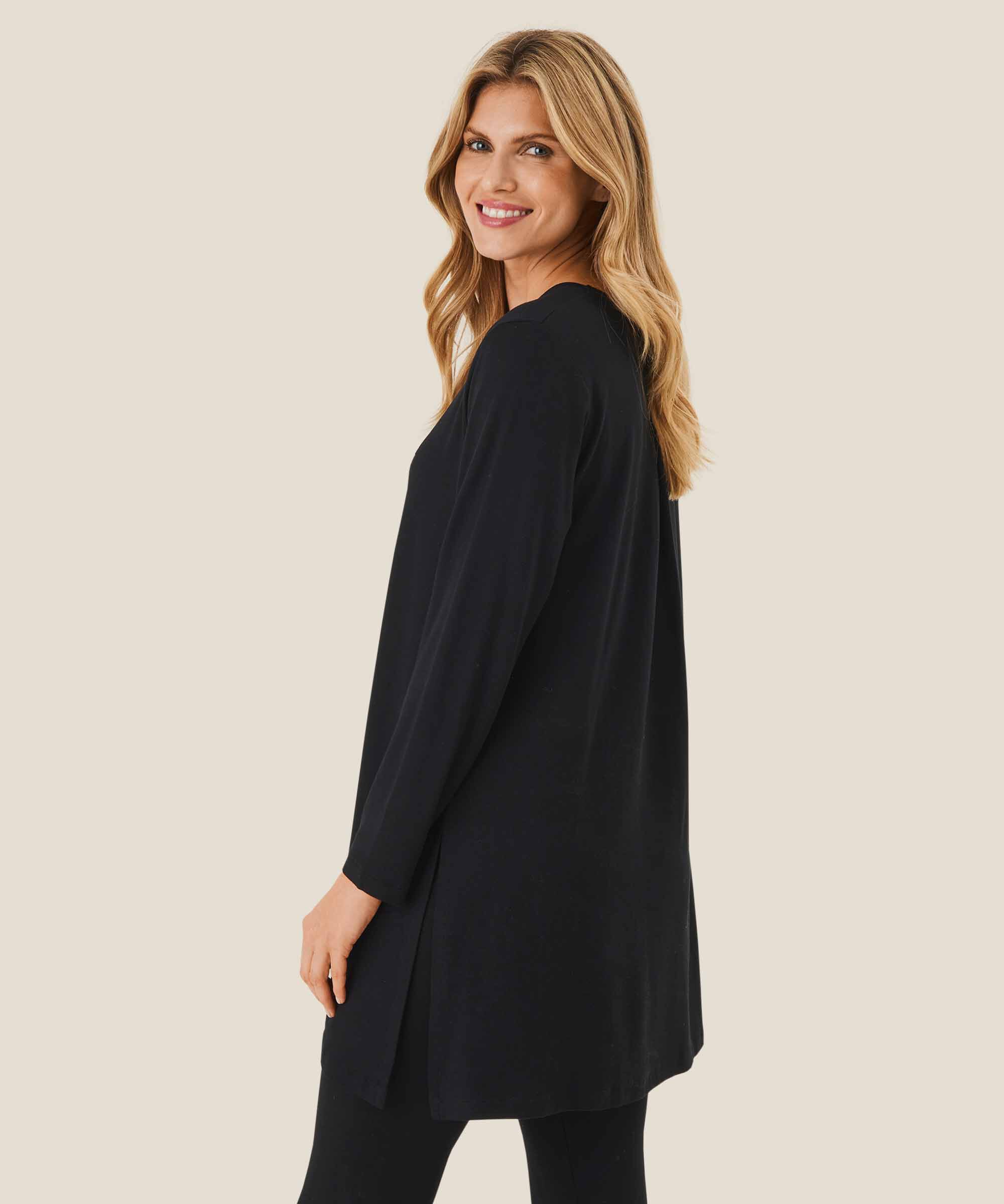Tunique JERSEY à manches longues, Black