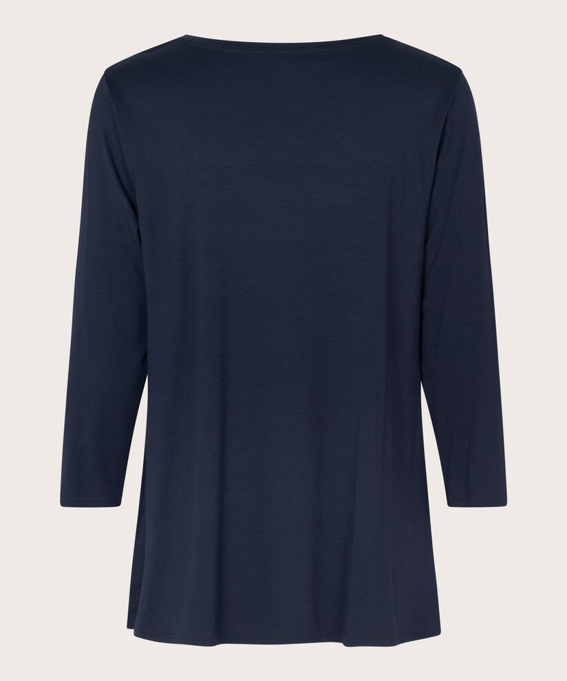 Top En Jersey Á Col Rond, Navy