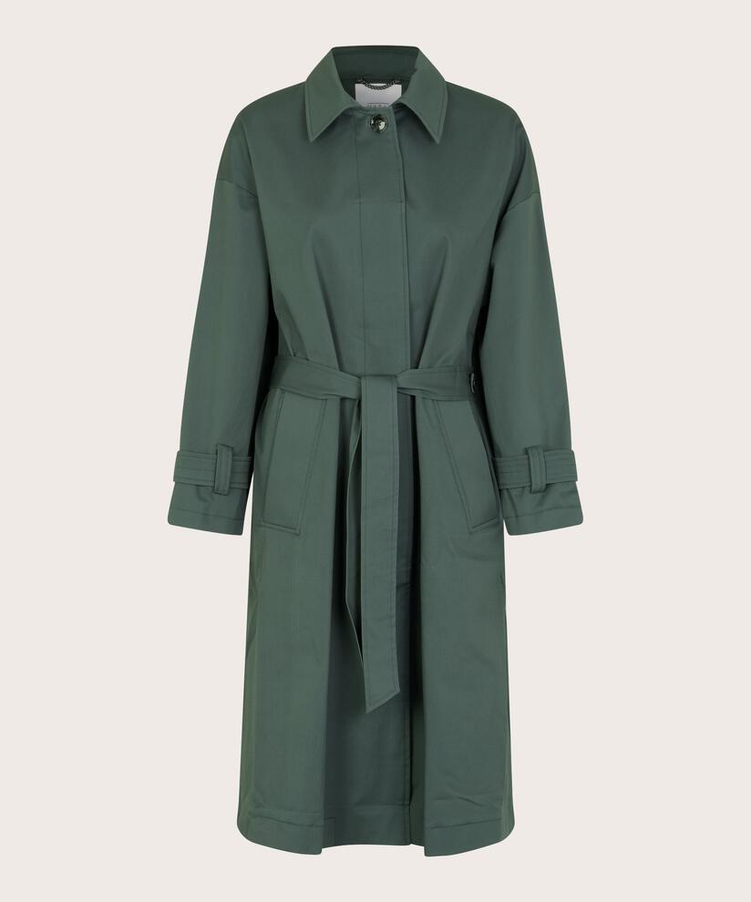manteau avec boutons et ceinture, Balsam Green