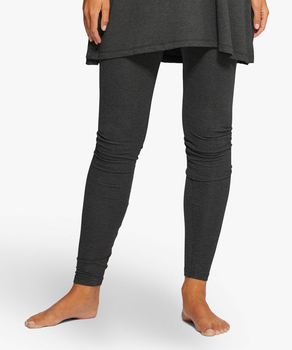 legging en qualit&eacute; jersey extra doux, D. Grey mel.