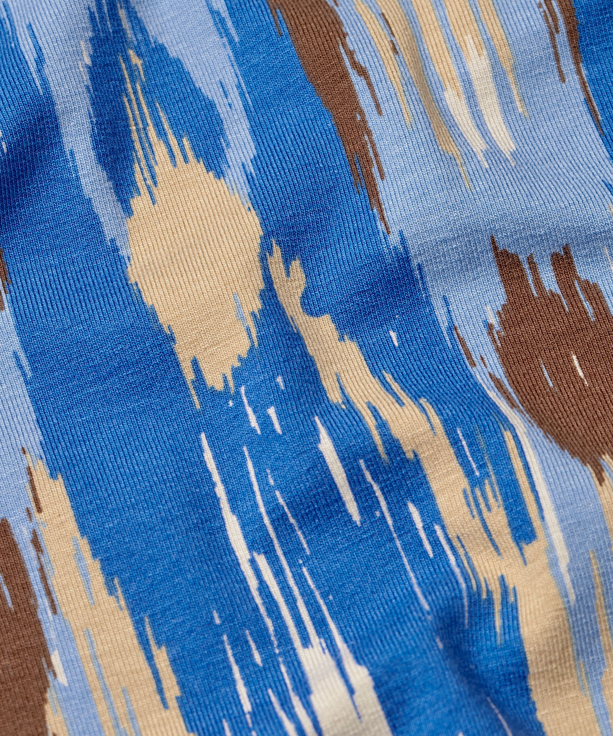 Robe Tulipe Avec Poches Fendues, Nebulas Blue