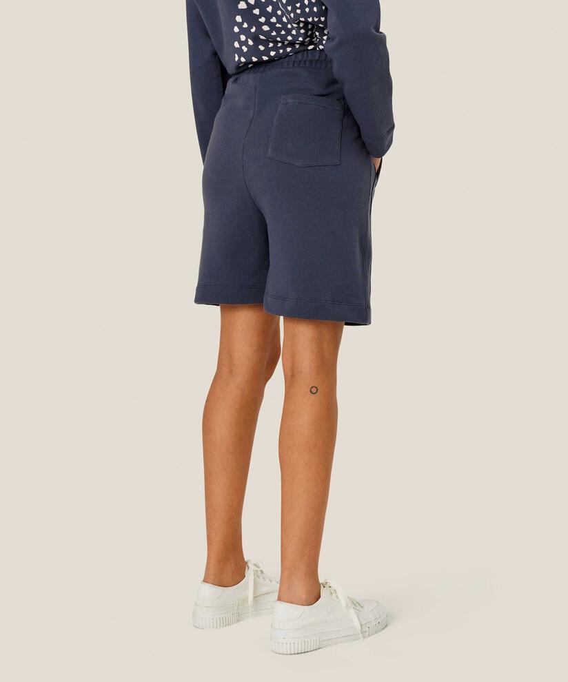 Short en qualité sweat-shirt avec taille élastique, Mood Indigo