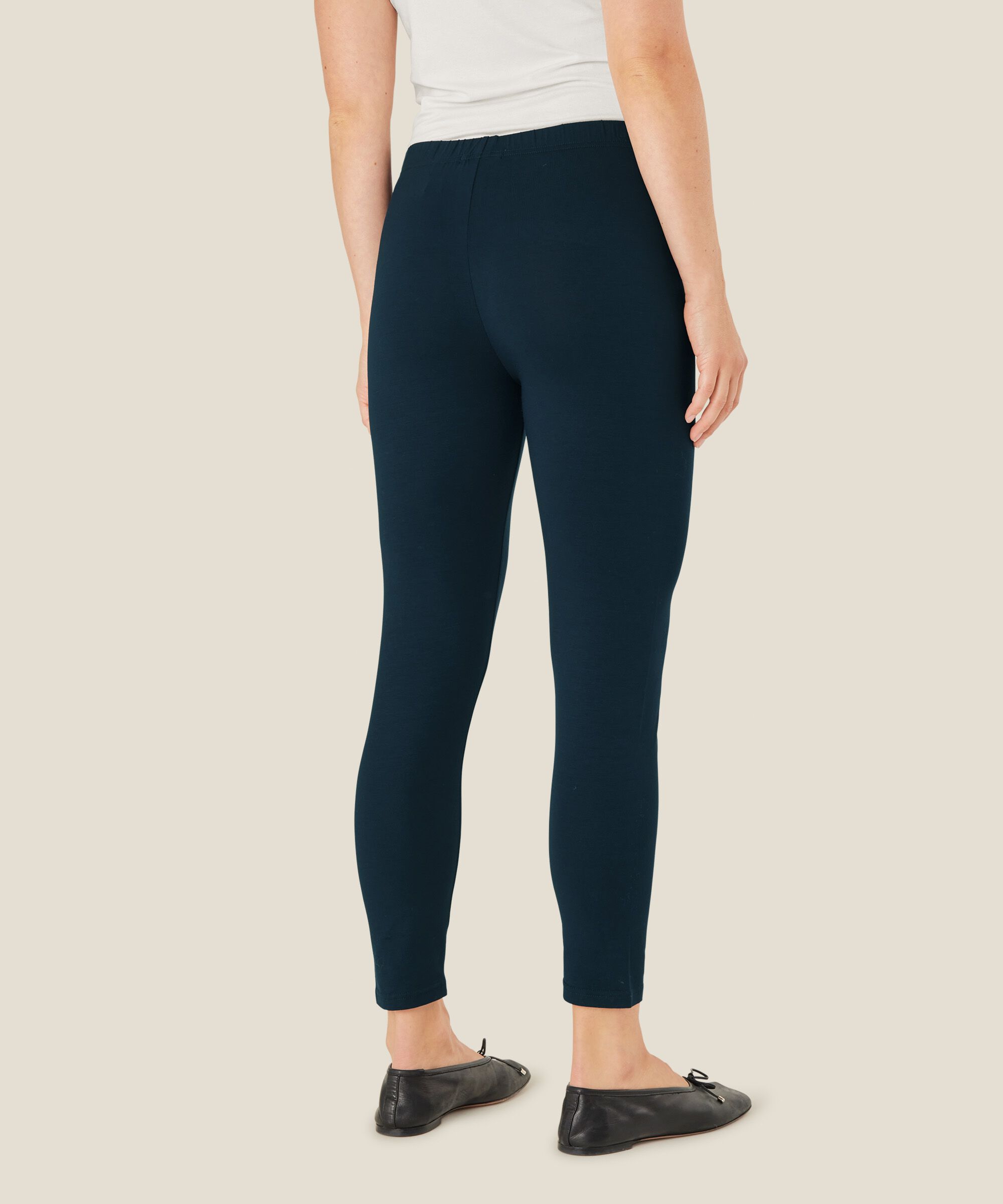 Legging En Jersey Doux, Navy