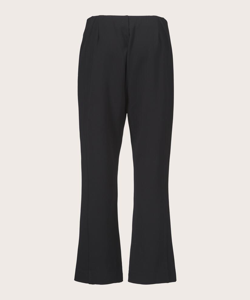 Pantalon Court En Jersey Épais, Black