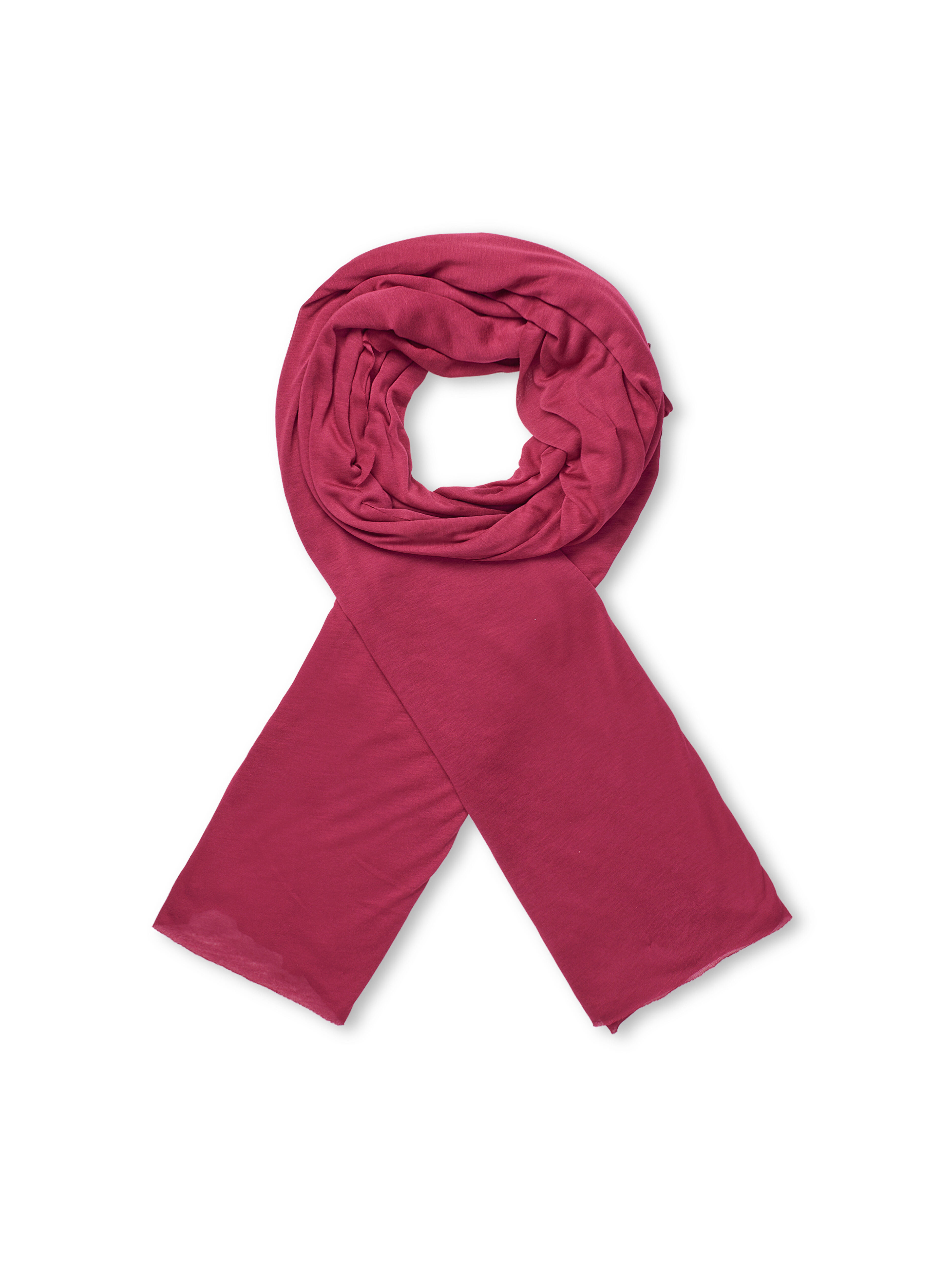 Foulard doux en jersey, Beet Red