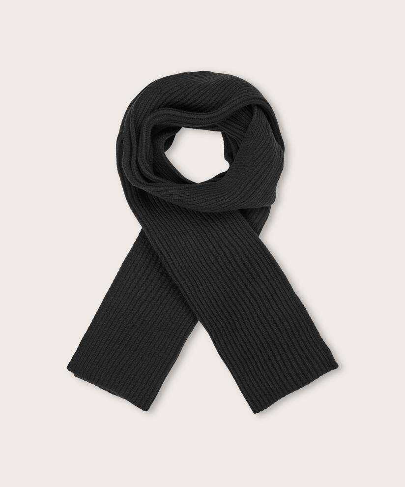 ensemble avec bonnet, gants et écharpe, Black