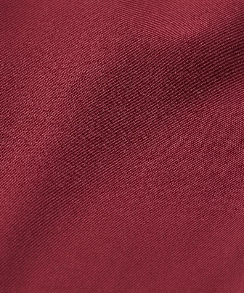 pantalon long classique à plis pressés, Tawny Port