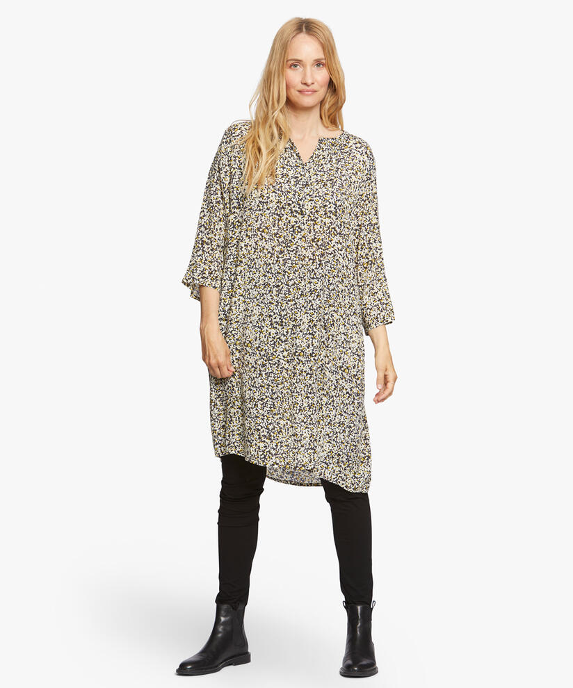 NATALIA DRESS, Oil Yellow