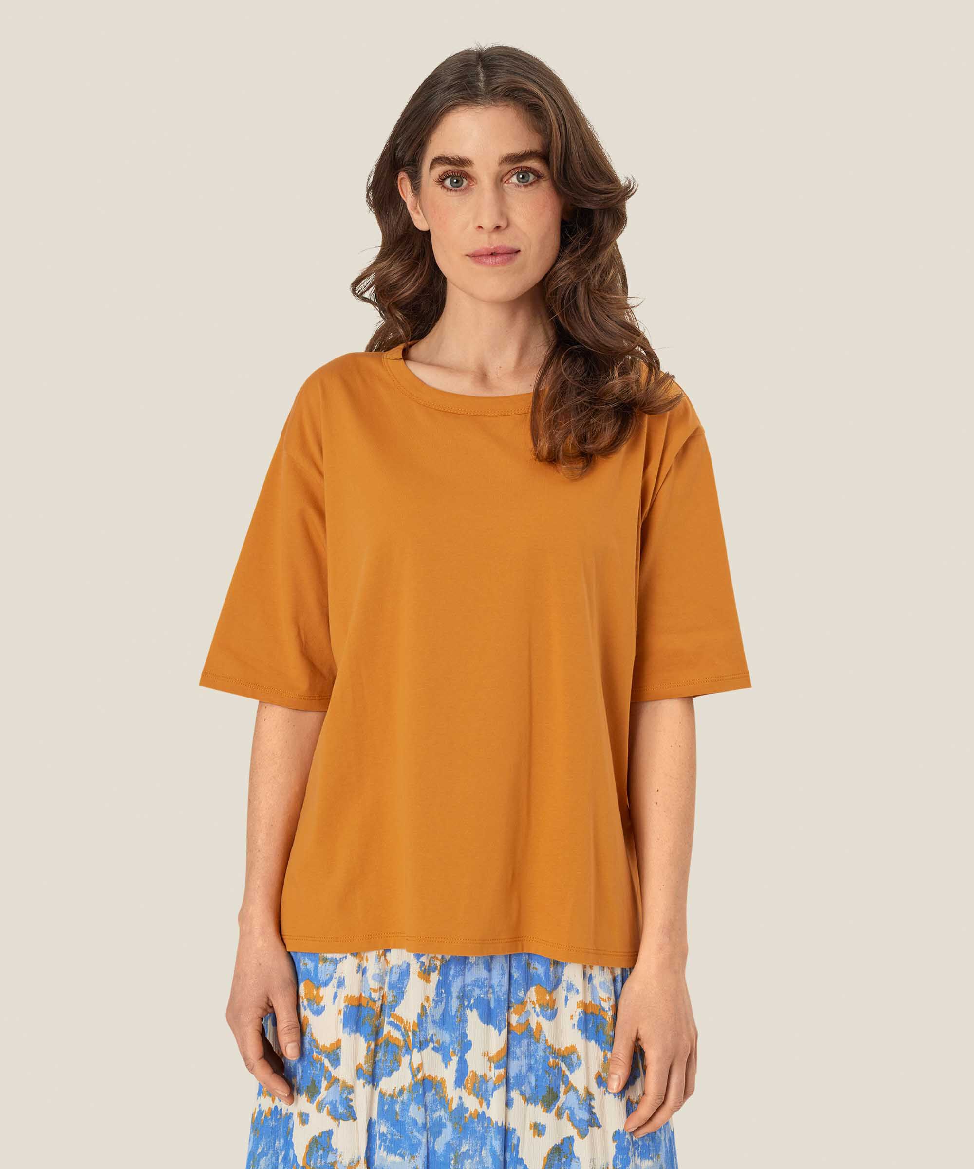 T-shirt À Col Rond, Inca Gold