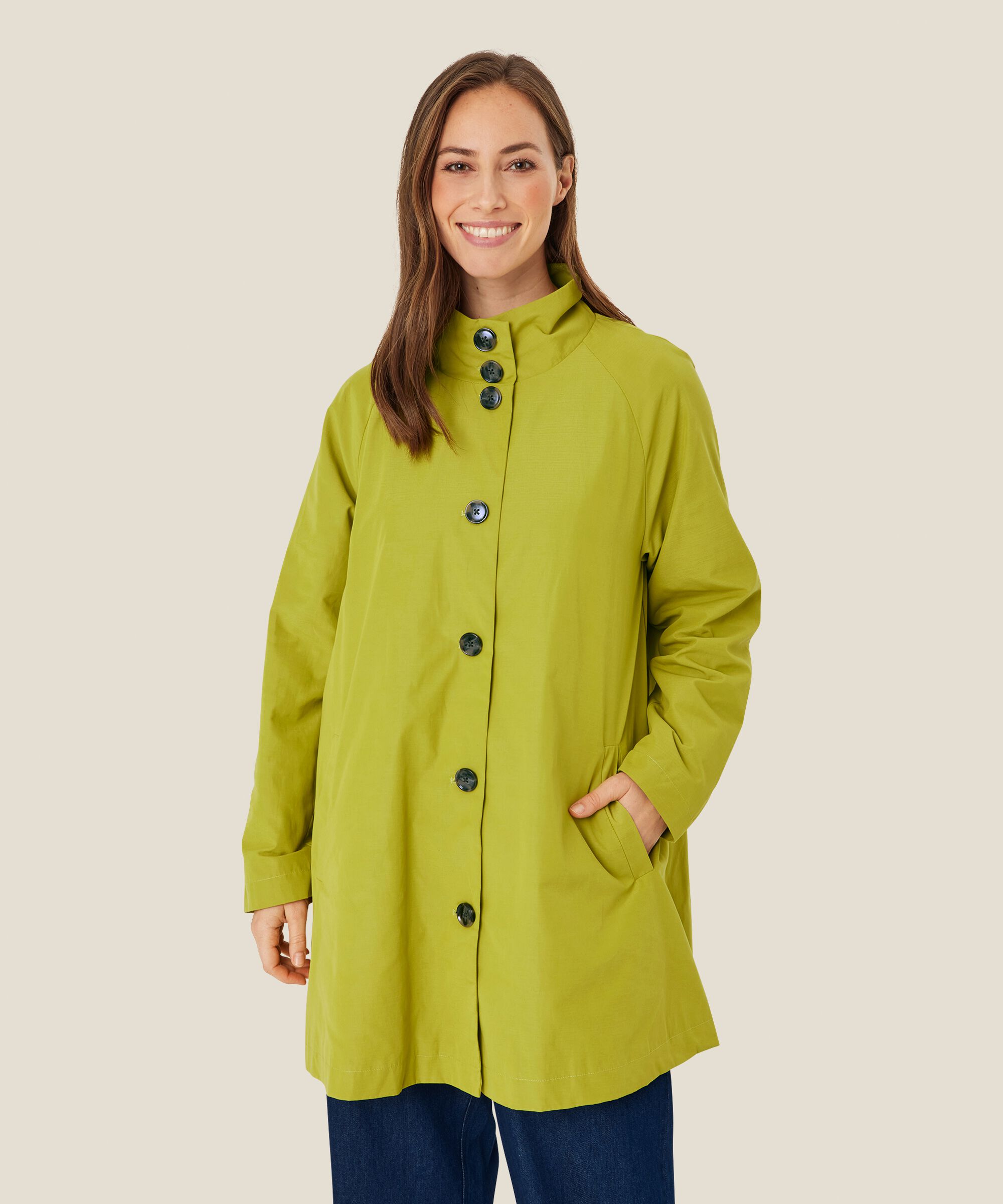 manteau avec boutons et col montant, Oasis