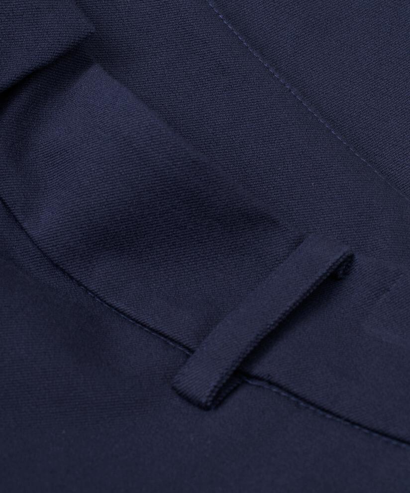 pantalon en coton épais avec poches fendues, Navy