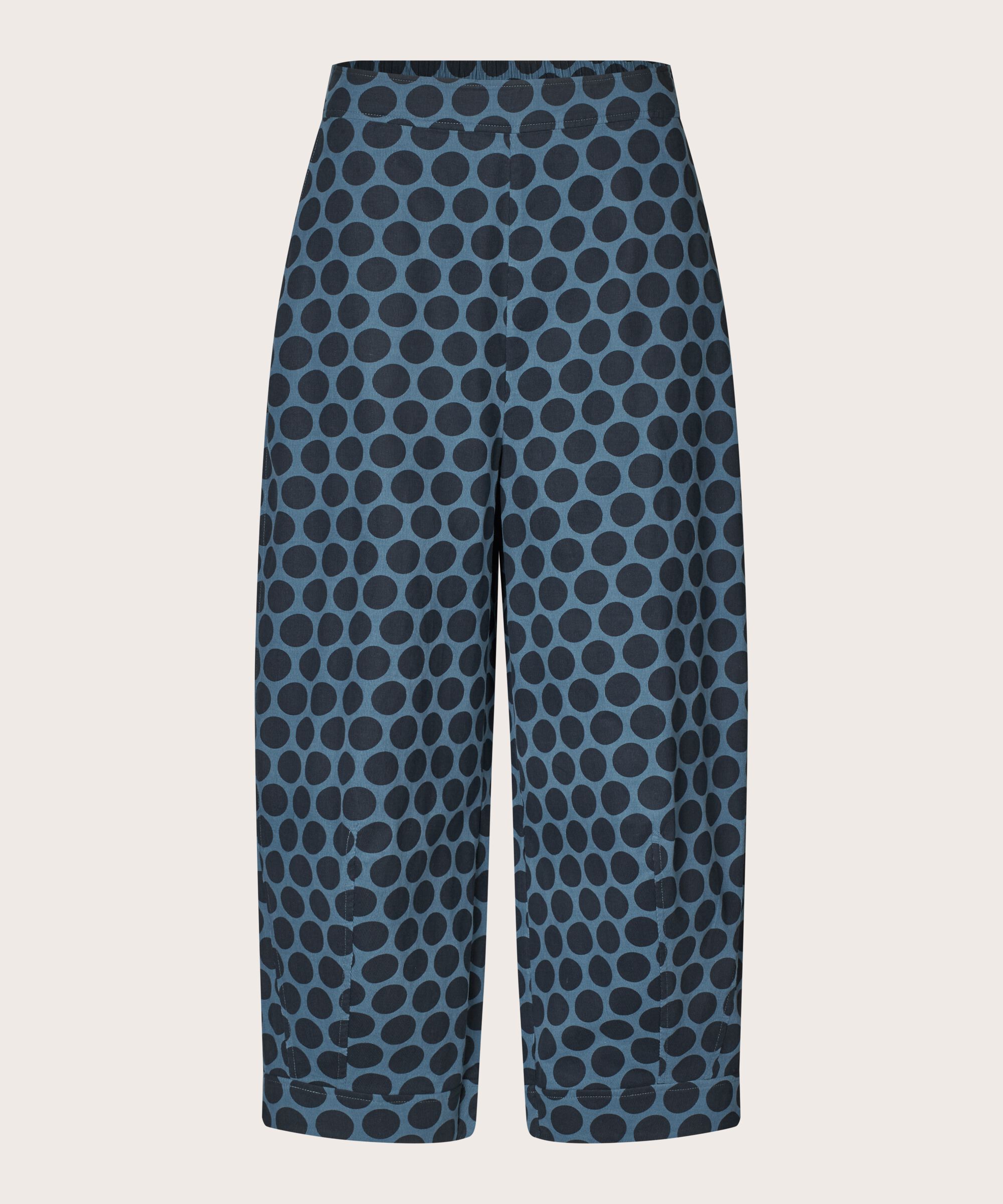 pantalon court en velours côtelé avec élastique au dos, Navy Blazer