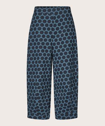 pantalon court en velours côtelé avec élastique au dos, Navy Blazer